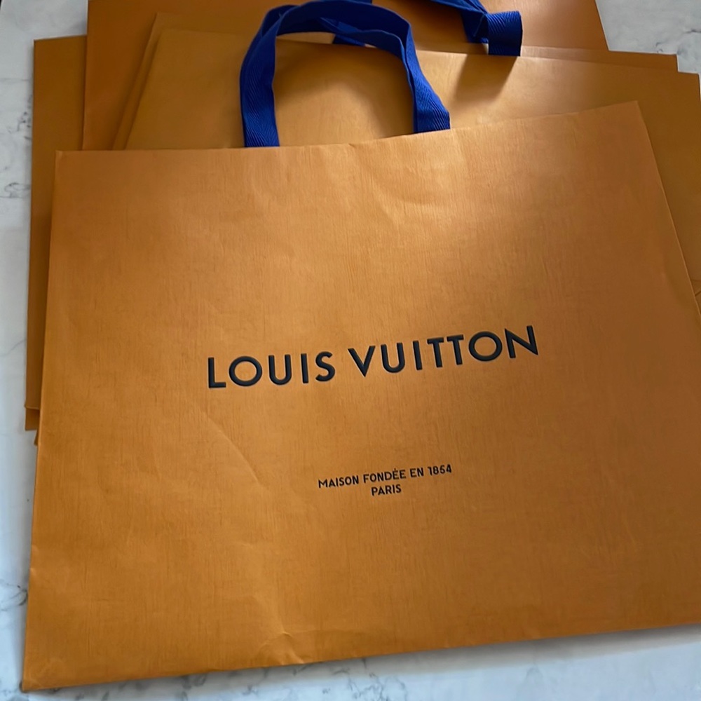 Louis Vuitton large paper shopping bag